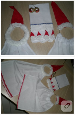 Noel Baba’lı mutfak havlusu