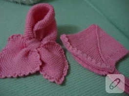 Lora şapkası ve atkısı
