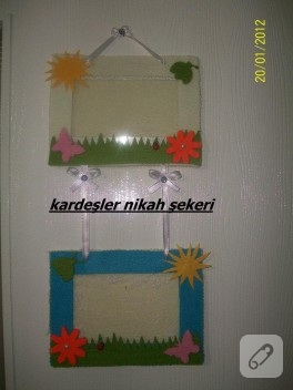 Keçe Fotoğraf Çerçevesi