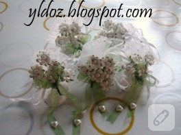 İnci Papatyalı Nikah Şekeri