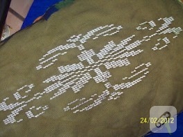 Tel Kırma Tepsi Örtüsü