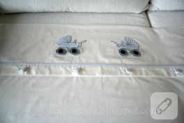 Aplikeli Bebek Nevresim Takımı
