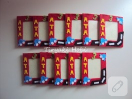 Keçe Çerçeve Magnet – Ata