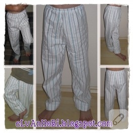Oğluşuma Diktiğim Pijama Altı