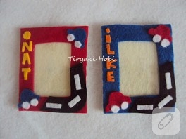 Keçe Çerçeve Magnet – İlke, Onat