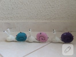 Sevimli Salyangozlar (Amigurumi)