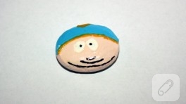 Taş Boyama Çalışmam: Cartman