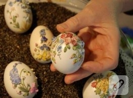 YUMURTA VE KURDELA NAKIŞI