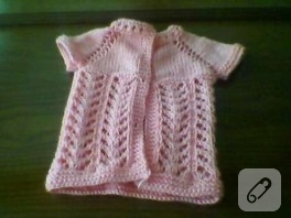 Pembe Şeker Bebek Yeleği