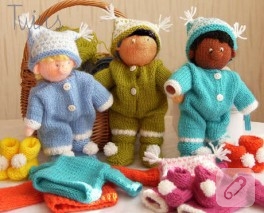 örgü bebekler :)