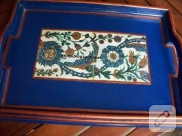 çini desen tepsim
