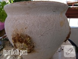Peri’den Bembeyaz Saksılar