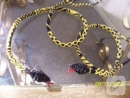 Spiral Rope Chain tekniği ile tığla spiral örme yılan kolye ve bileklik takımlarım