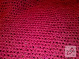 polar kumaş ve eski elbiseden kilim yapımı