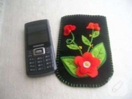 KEÇE ÇİÇEKLİ CEP TELEFONU KILIFI