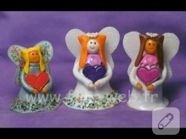 Fimo ile melek kız bebek yapalım.