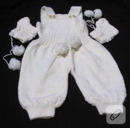 El örgüsü bebek giysileri