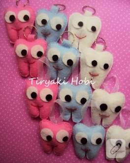 Keçe bebek şekeri, magnet – 12