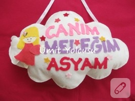 Melek temalı isim panosu