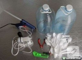 plastik kaşıkları değerlendirelim