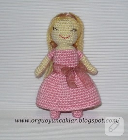 Örgü Pembe Bebek