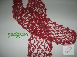 çiçekli atkı
