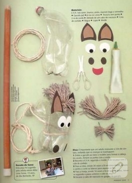 Pet Şişeden Oyuncak At