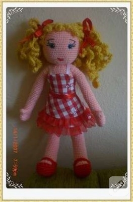 amigurumi şeker kız candy