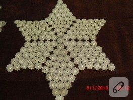 İğne Oyası Tepsi Örtüsü