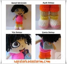 Amigurumi Dora Yapılışı