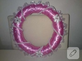İncili Pembe Kapı Süsü