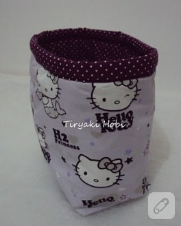 Hello Kitty’li Kumaş Kutum