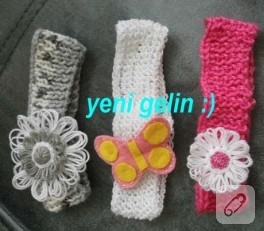 Bebekler için saç bantları …