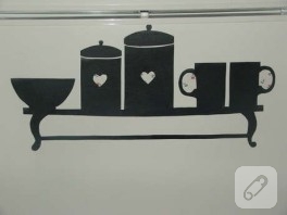 Mutfağıma yaptığım sticker
