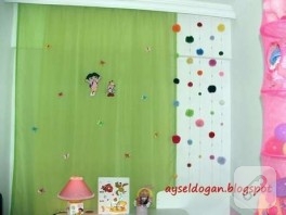kaşif doralı çocuk odası perdesi