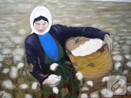 PAMUK TOPLAYAN KADIN…
