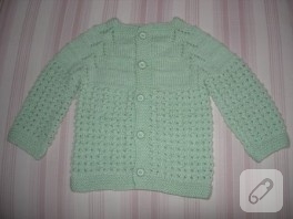 ajurlu yeşil bebek takımı