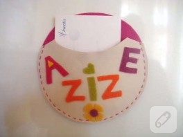 İsme Özel Buzdolabı Cebi