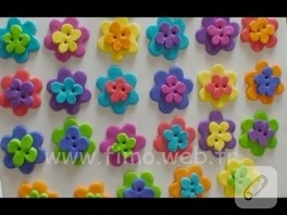 Fimo ile rengarenk düğmeler