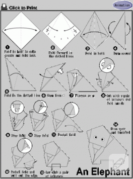 resimlerle origami