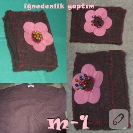 Keçeleştirdiğim Kazaktan İğnedenlik de Yaptım