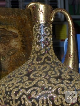osmanlı desenli şaraplık