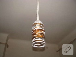 Plastik Şişeden Tavan Lambası