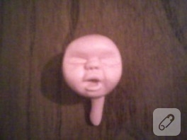 adım adım bebek yapalım (fimo+kumaş)