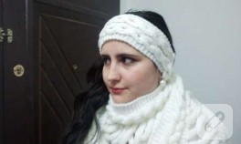 kızıma özel atkı….