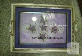 iğne oyalı tepsi