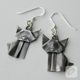 Origami küpeler…