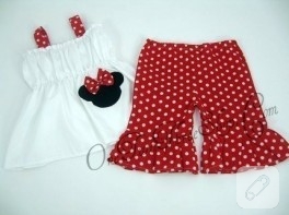 Mickey mouse bluz ve pantolon
