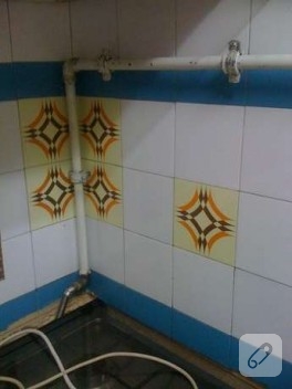 mutfak fayanslarımı yeniledim