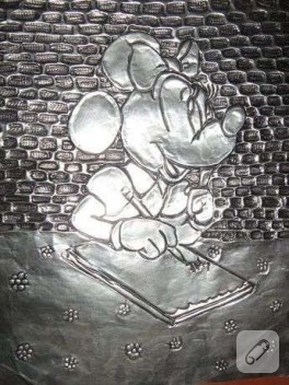Alüminyum Folyo Mrs. Mickey Mouse